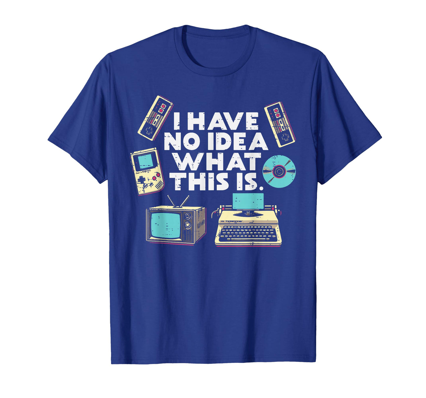 No Idea What is This Typewriter Funny 70s 80s Men Women Kids T-Shirt