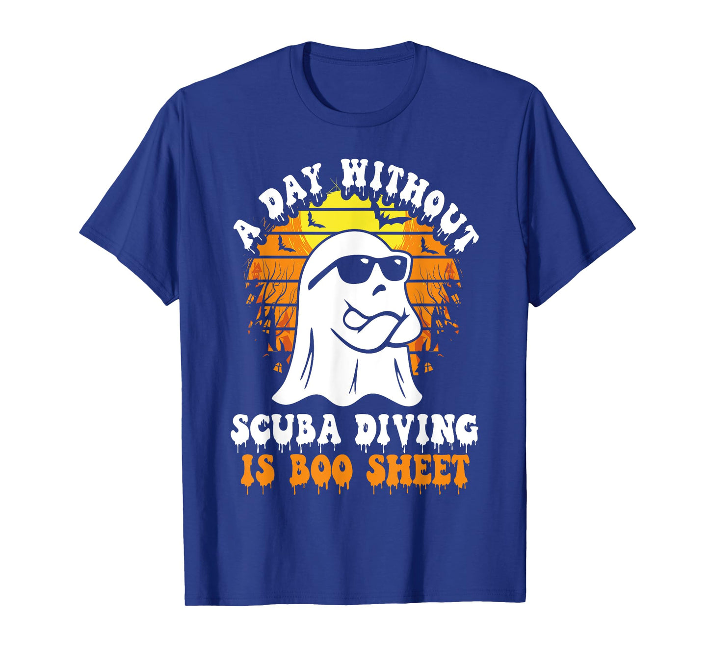 A Day Without Scuba Diving Is Boo Sheet Funny Halloween T-Shirt