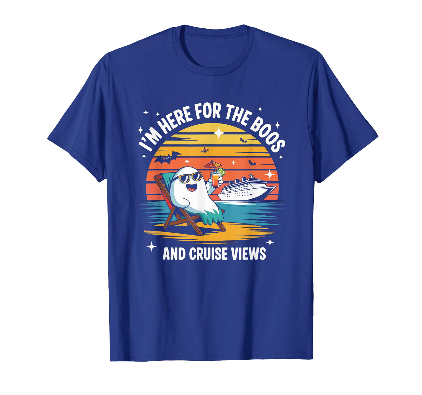 Here for The Boos and Cruise Views Halloween Party T-Shirt