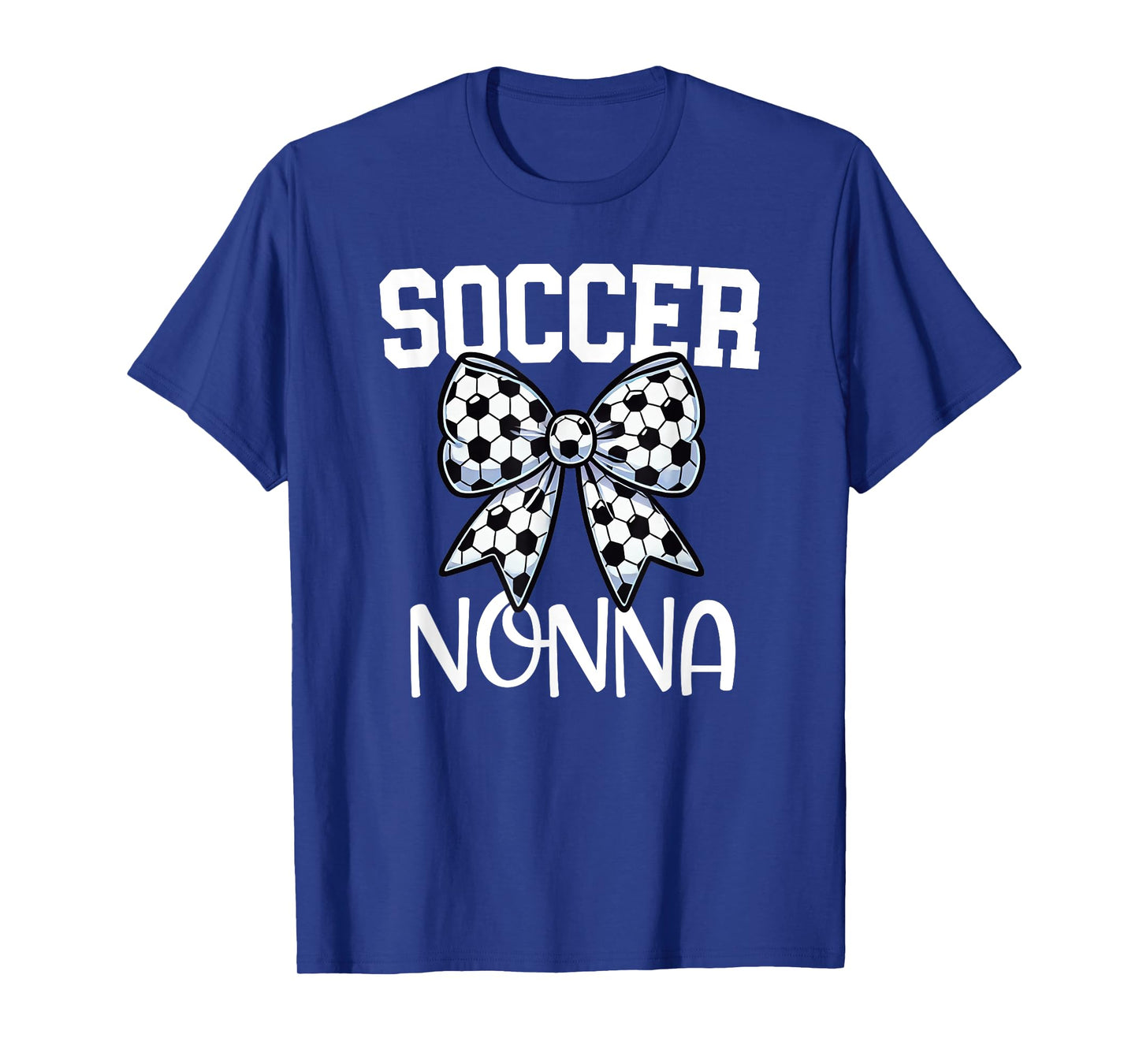 Soccer Nonna - Soccer Grandma Game day - Italian - Bow T-Shirt