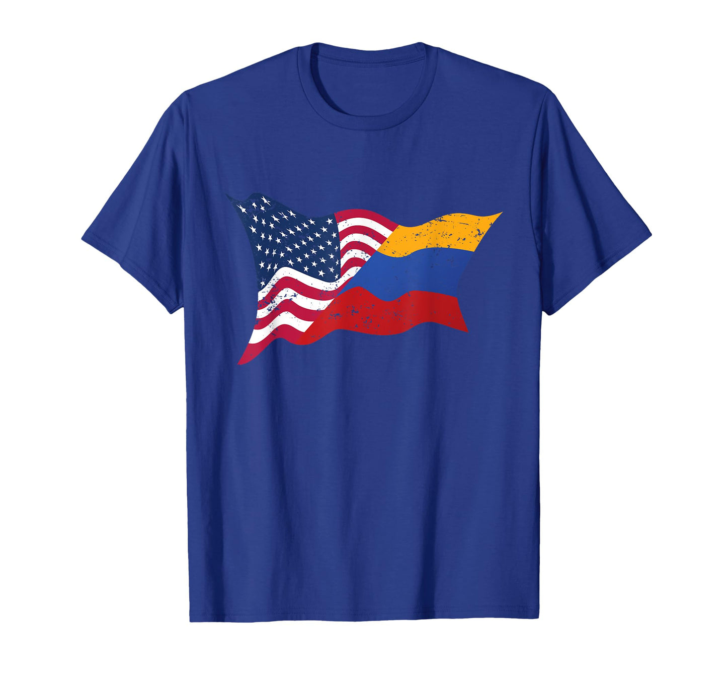 Colombia Dual Citizen American USA Flag Colombian Gift T-Shirt