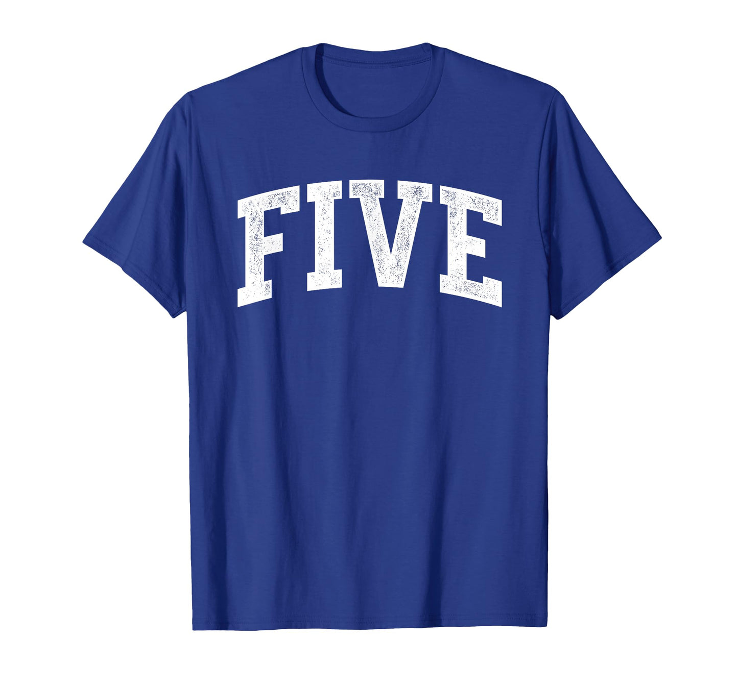 Five Minimalist 5th Birthday Design 5-Year-Old T-Shirt
