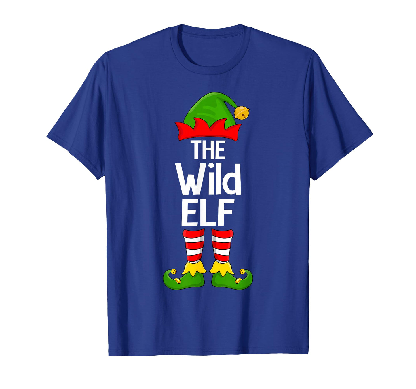 Wild Elf Xmas Matching Family Elf Squad Christmas T-Shirt