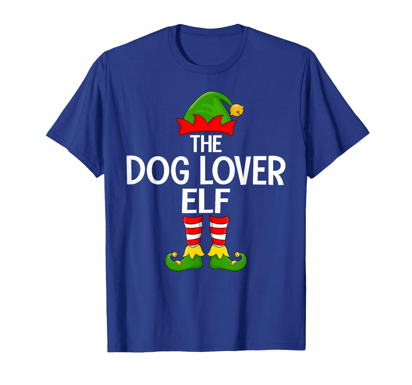 Dog Lover Elf Xmas Matching Family Elf Squad Christmas T-Shirt
