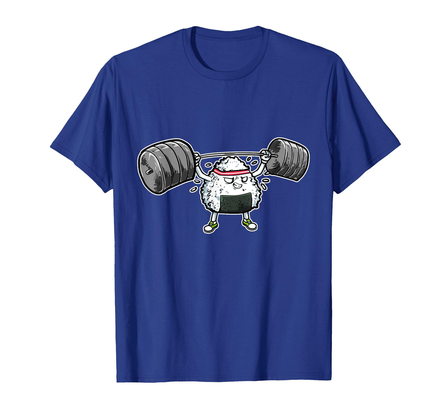 Rice Ball Japanese Food Fitness Workout Gym T-Shirt