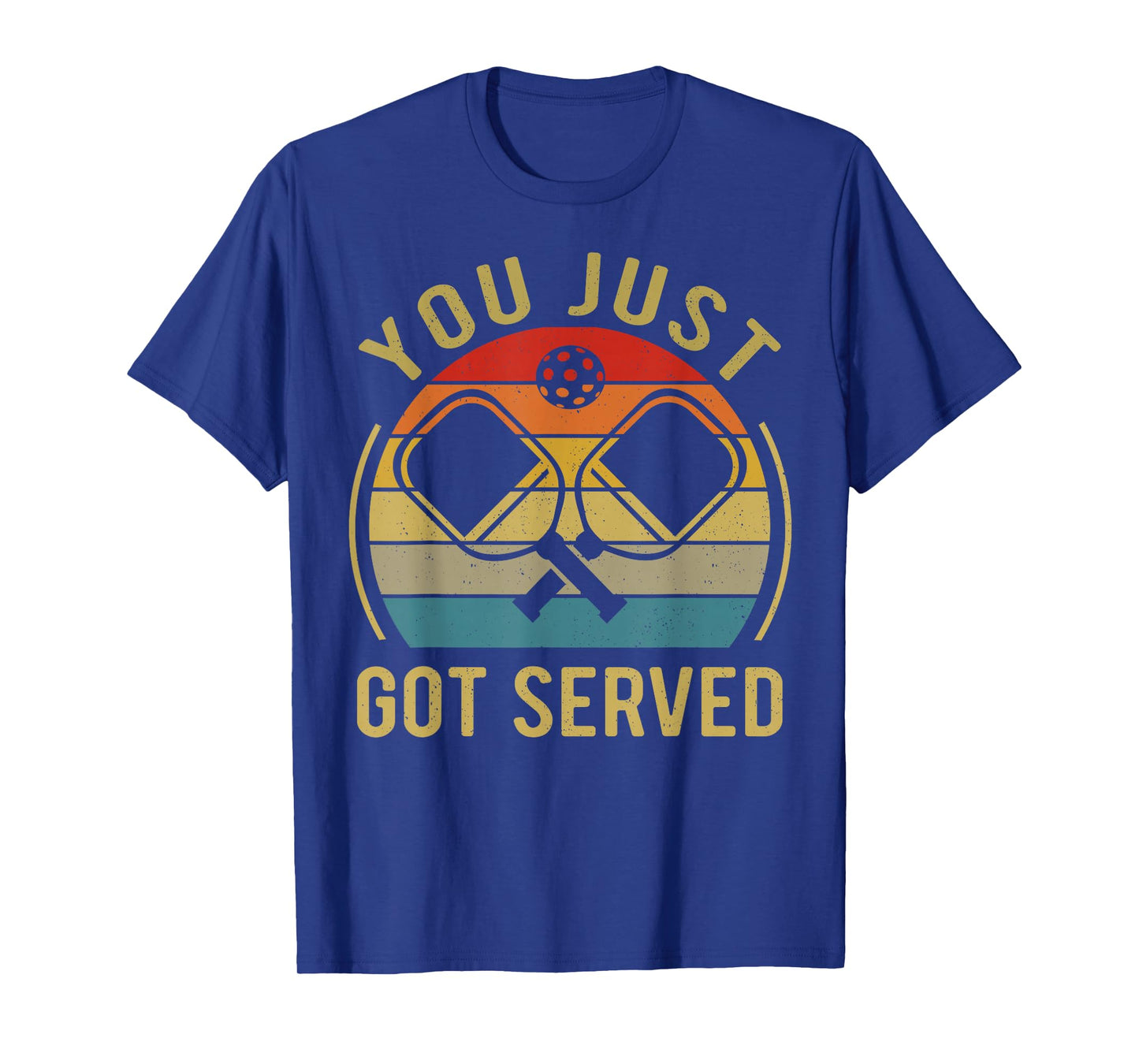 Funny Pickleball You Just Got Served Vintage Retro T-Shirt