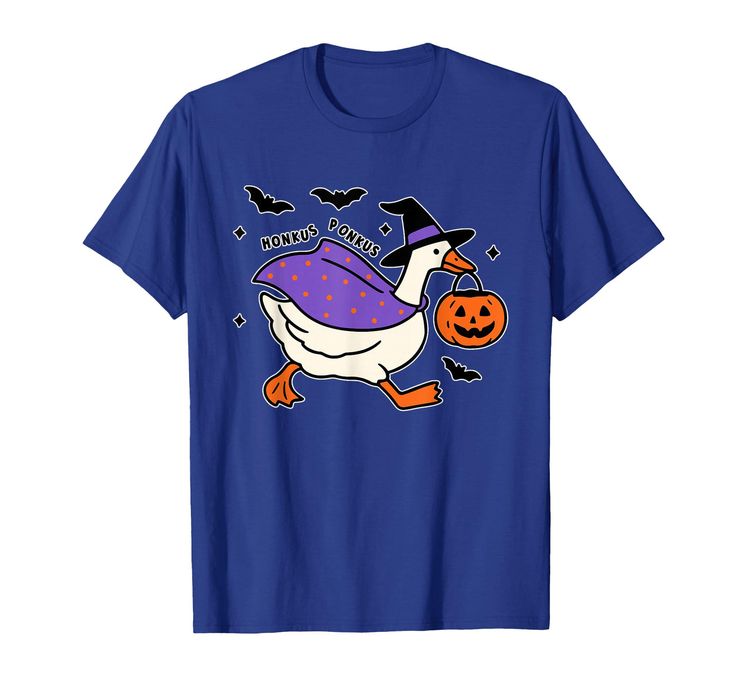 Honkus Ponkus Halloween Goose Witch Pumpkin Funny Costume T-Shirt