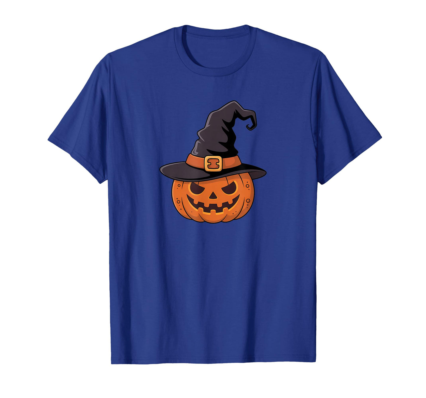 Spooky Halloween Pumpkin Witch Hat T-Shirt
