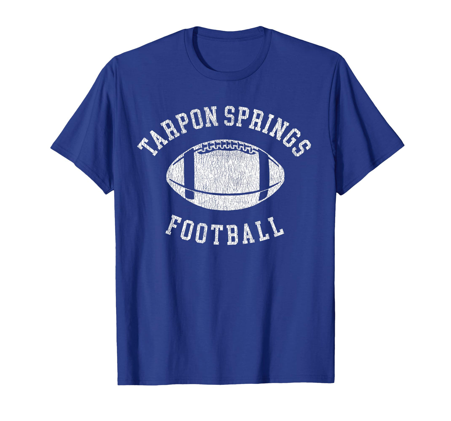 Tarpon Springs Football Distressed Vintage 80's Throwback T-Shirt
