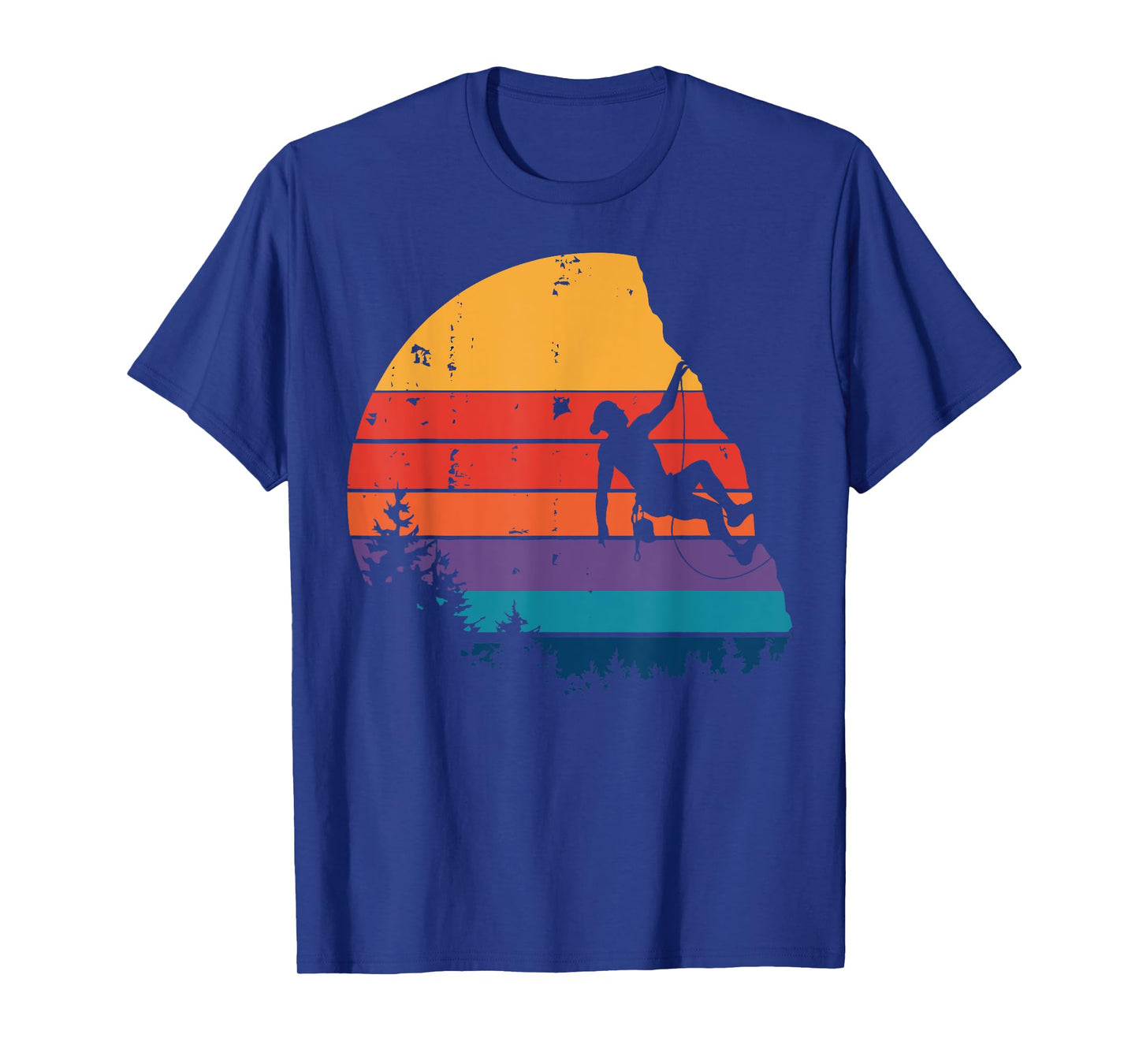 Vintage Bouldering Mountain Rock Climbing Gifts Climber Men T-Shirt