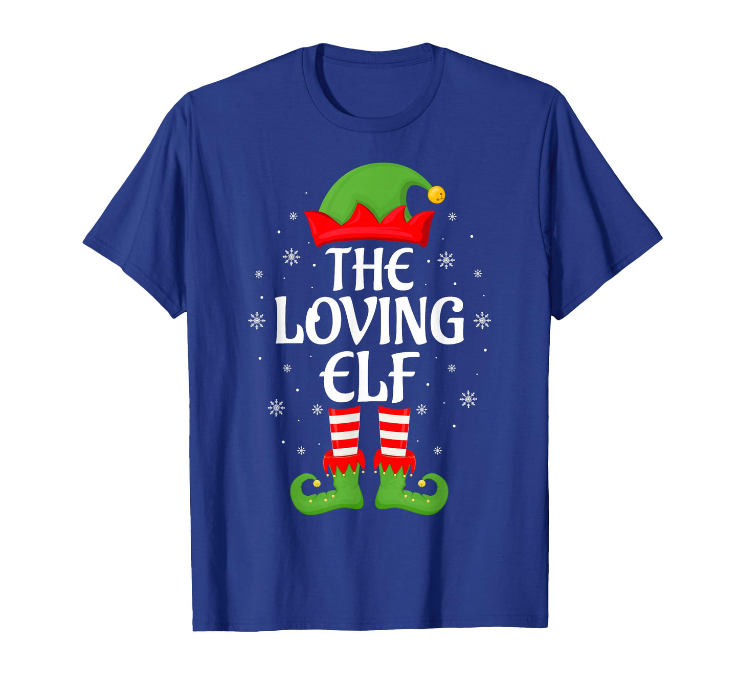 Loving Elf Xmas Family Matching Elf Squad Christmas T-Shirt