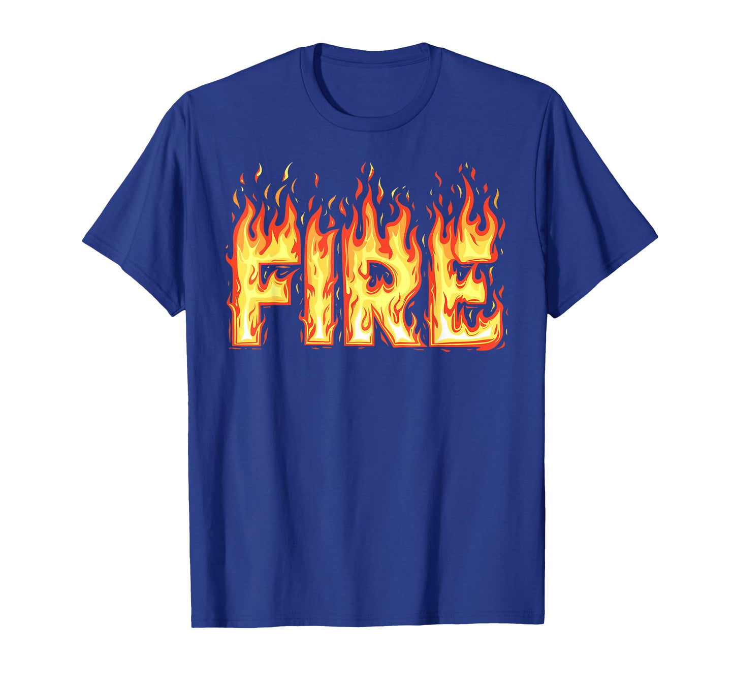 Fire Flame Shirt Adult Kids Men Women Fire And Ice Costume T-Shirt