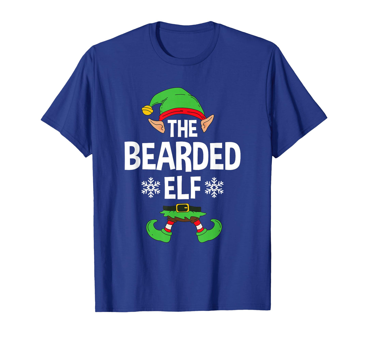 The Bearded Elf Party Family Group Matching X-Mas Beard T-Shirt