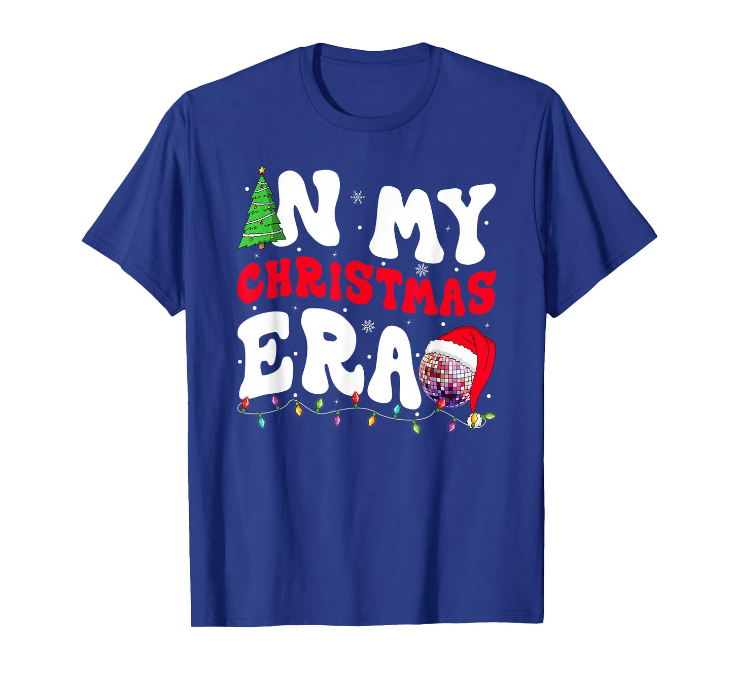 in My Christmas Era Winter Season Groovy Xmas Holiday T-Shirt
