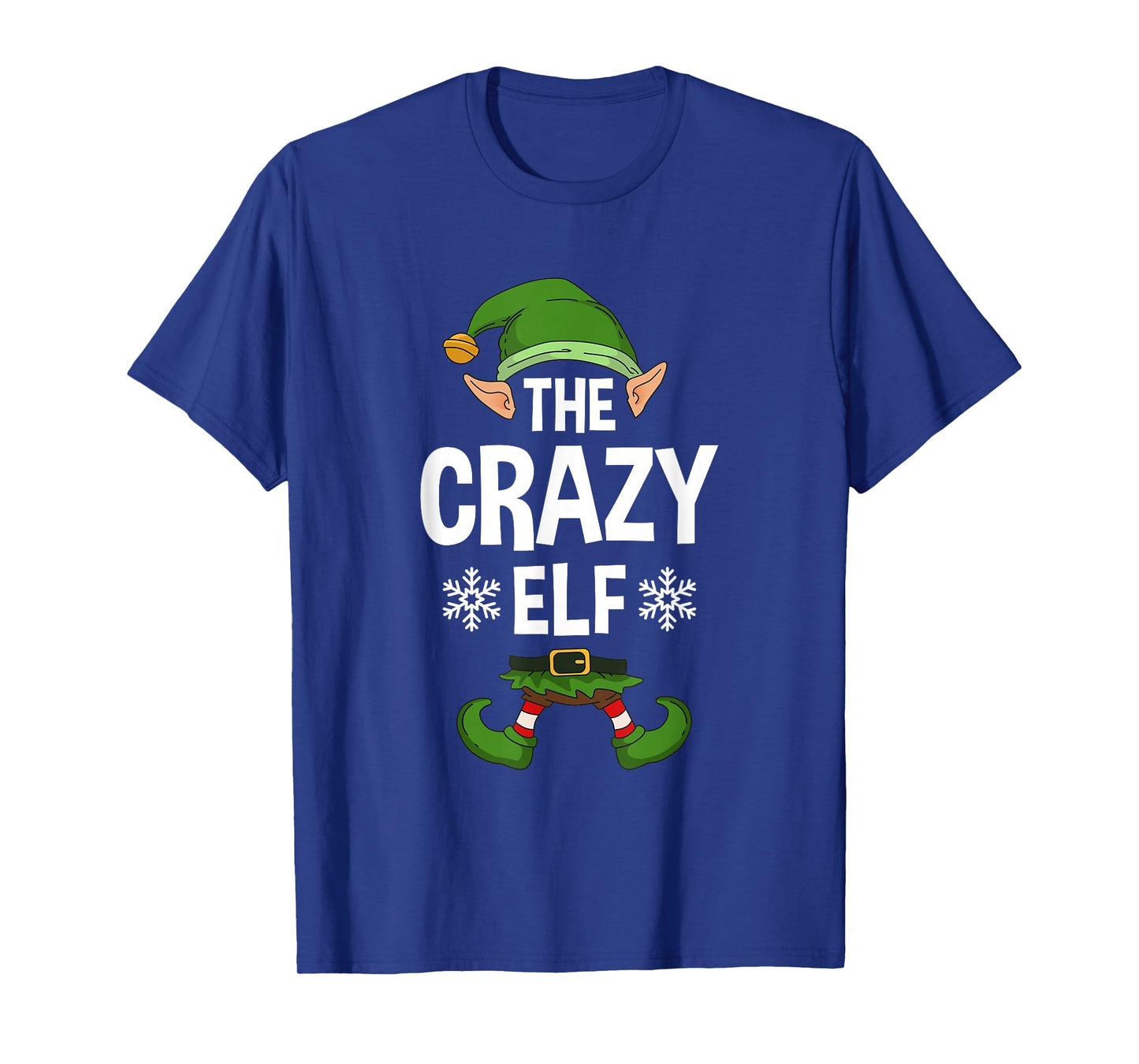 The Crazy Elf Party Family Group Matching X-Mas Saying T-Shirt