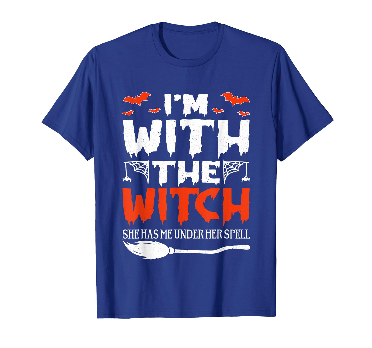 Halloween I'm with The Witch She Has Me Under Her Spell T-Shirt