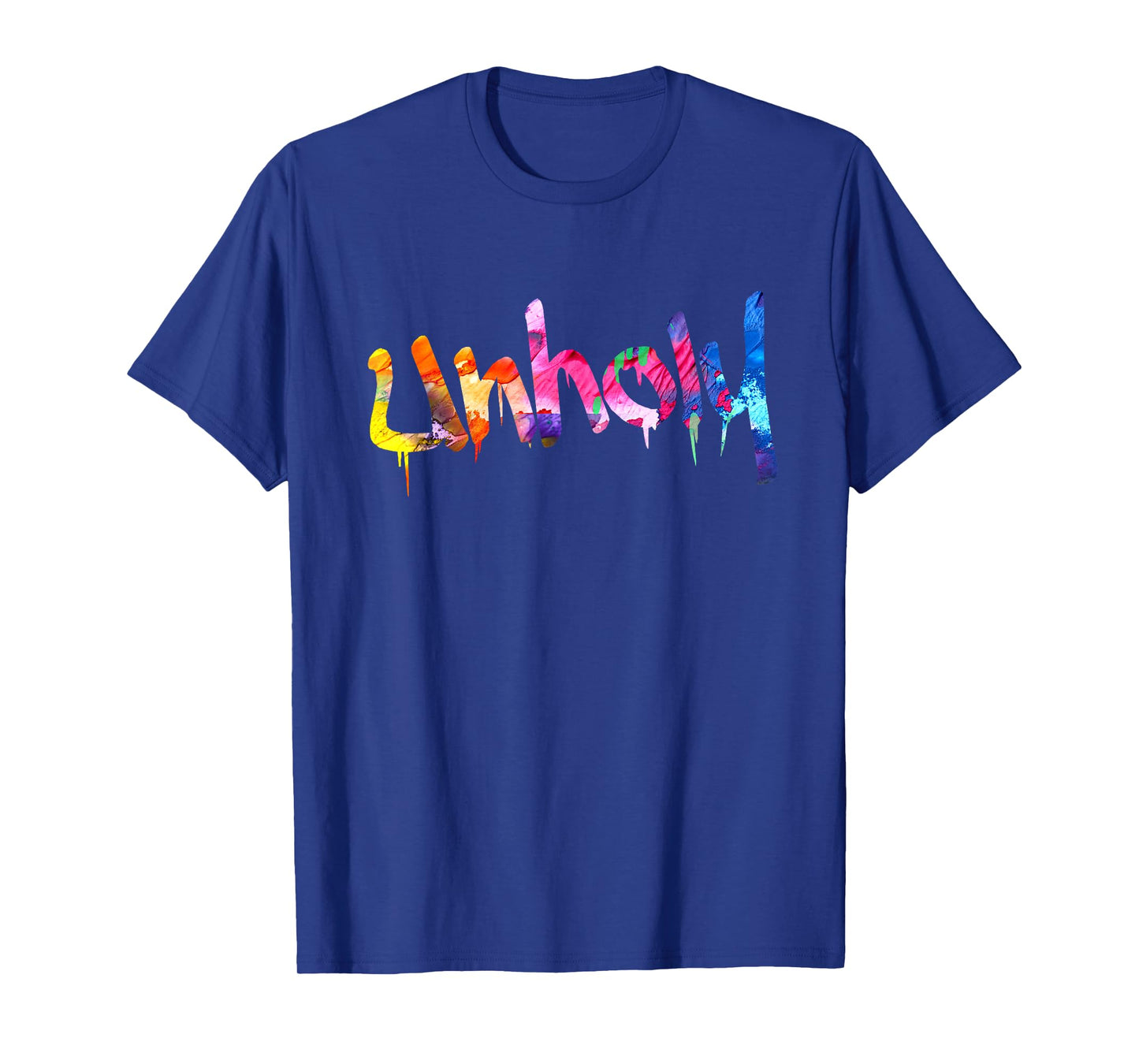 Unholy Paint Drip Minimalist Typography T-Shirt