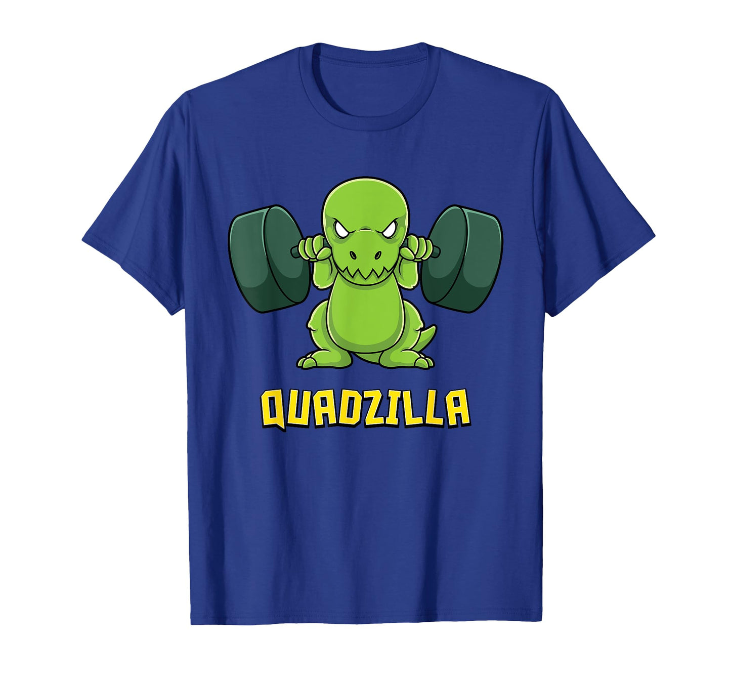 Muscle Dinosaur Gym Workout Quadzilla Quad Leg T-Shirt