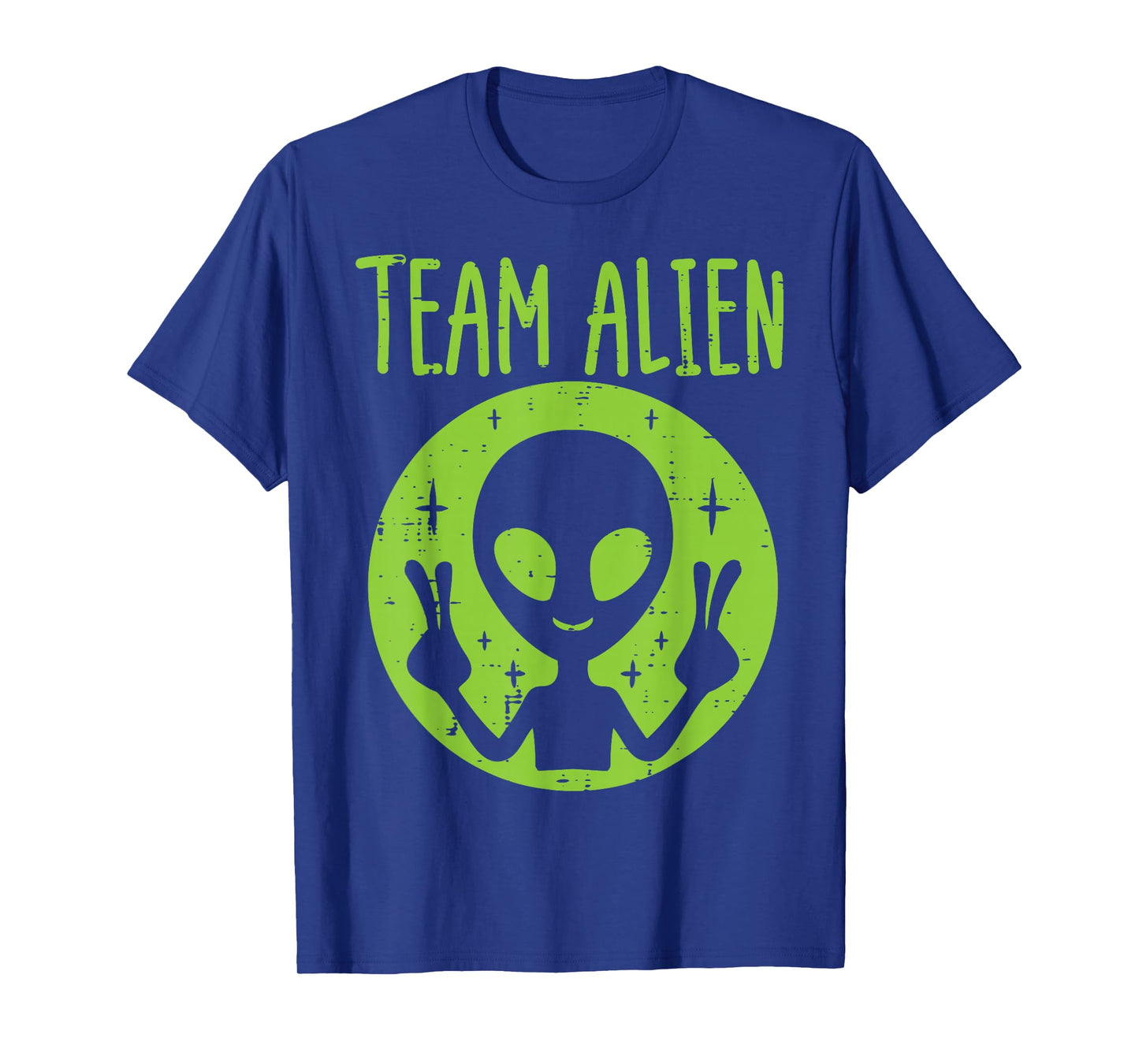 Team Alien Peace Funny Ufo Space Women Kid Youth Toddler Men T-Shirt