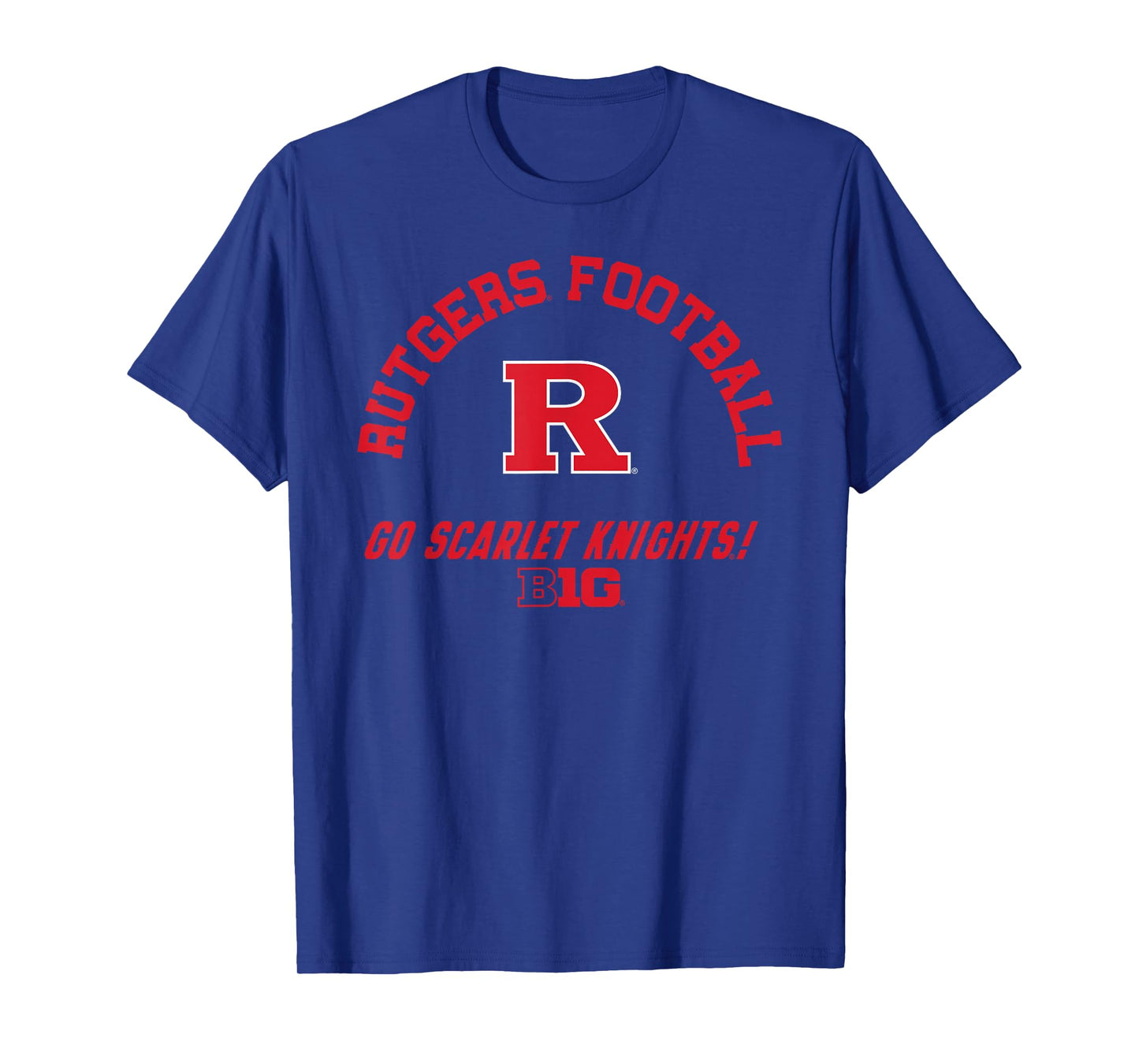 Rutgers Scarlet Knights Big 10 Football Black T-Shirt