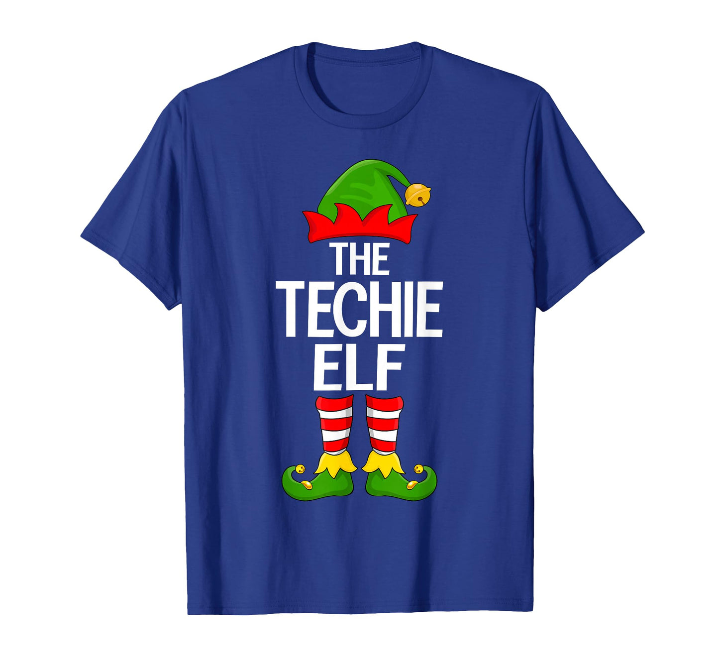 Techie Elf Xmas Matching Family Elf Squad Christmas T-Shirt