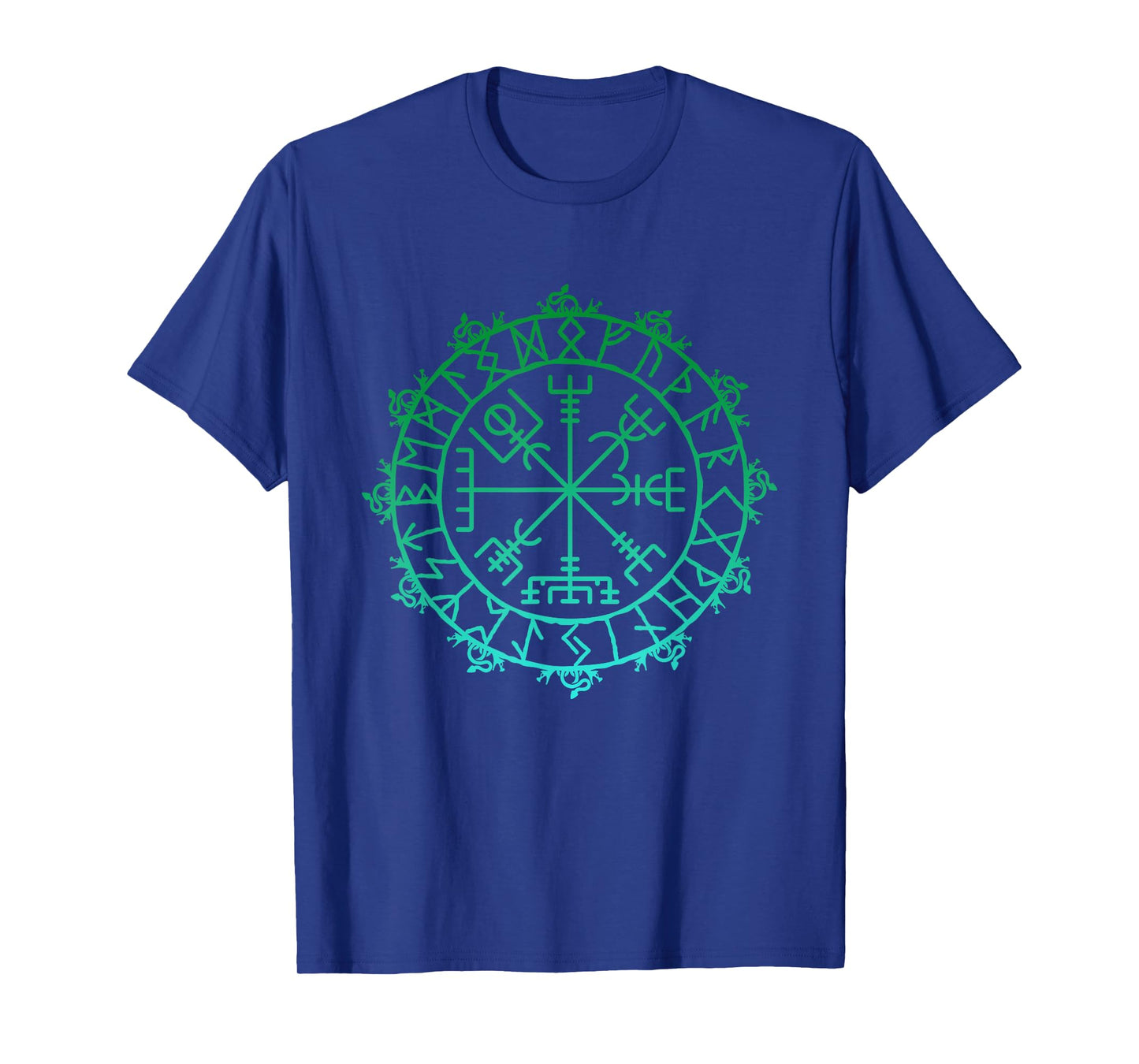 Nordic Symbol Vegvisir Viking Symbol Celtic Rune T-Shirt