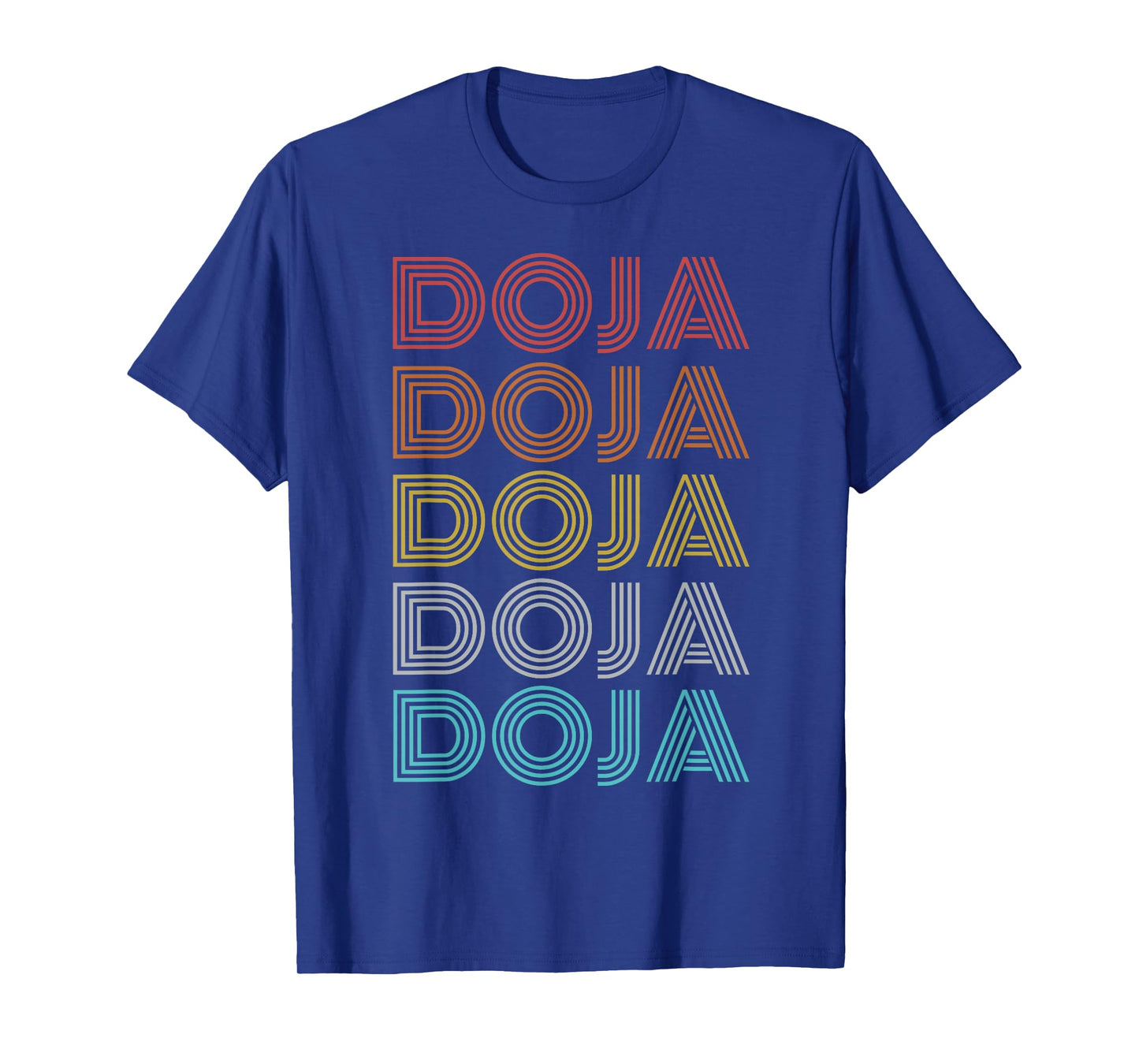 Doja Shirt Vintage Retro Apparel Unisex-Adult Retro T-Shirt Black Small Short Sleeve T-Shirt