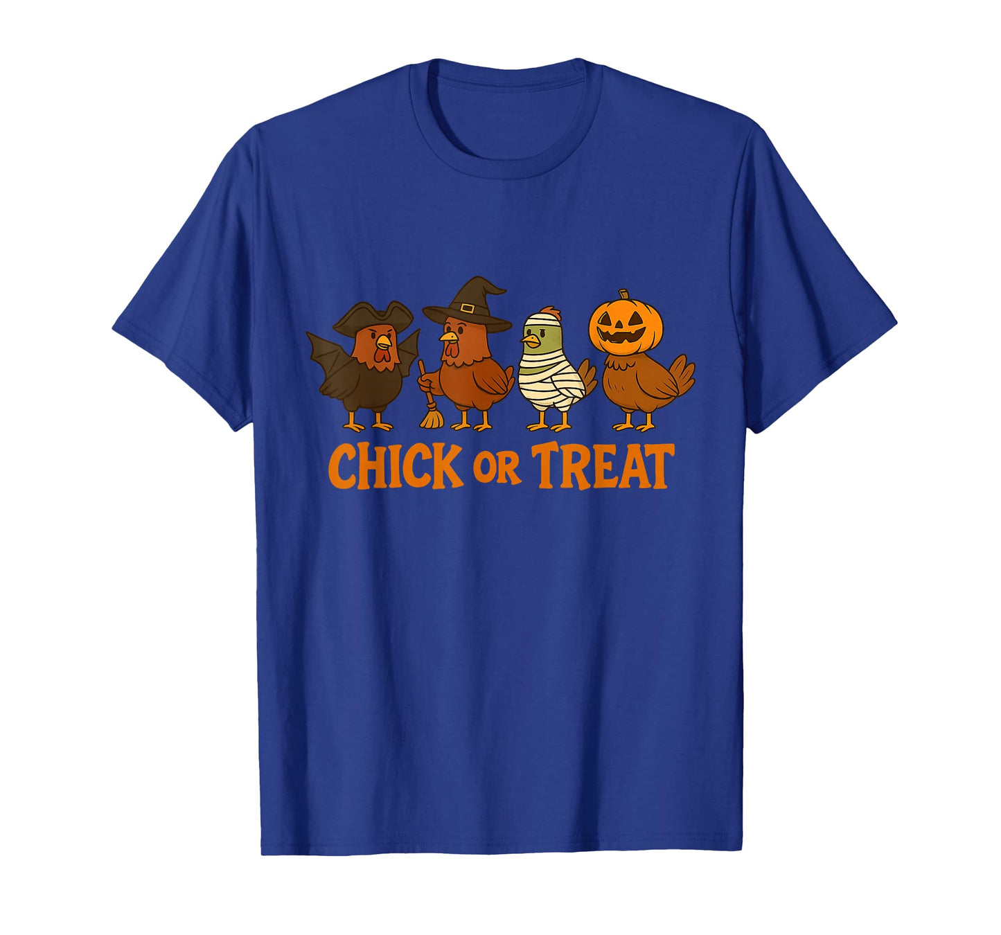 Chick Or Treat Halloween Witch Spooky Chicken T-Shirt