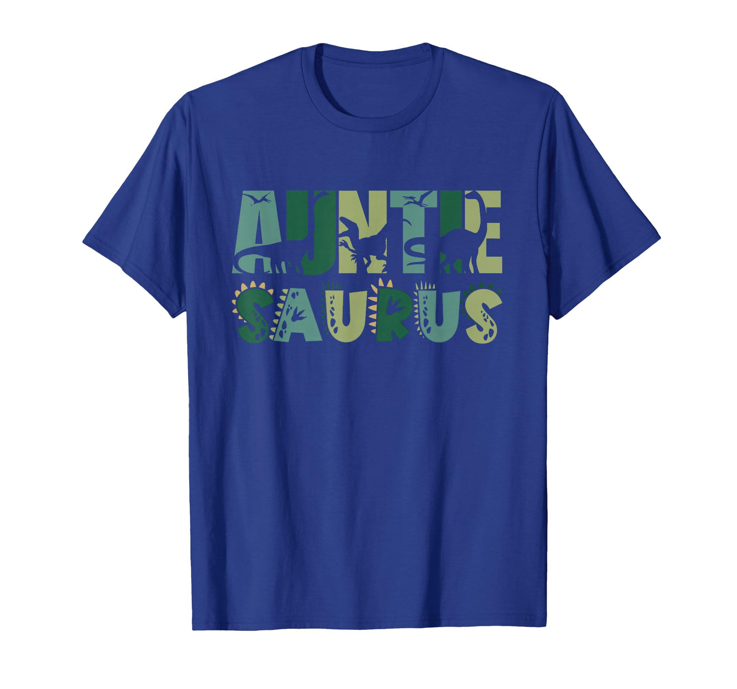 Auntie Saurus Matching Family Birthday Dinosaur Men Women T-Shirt