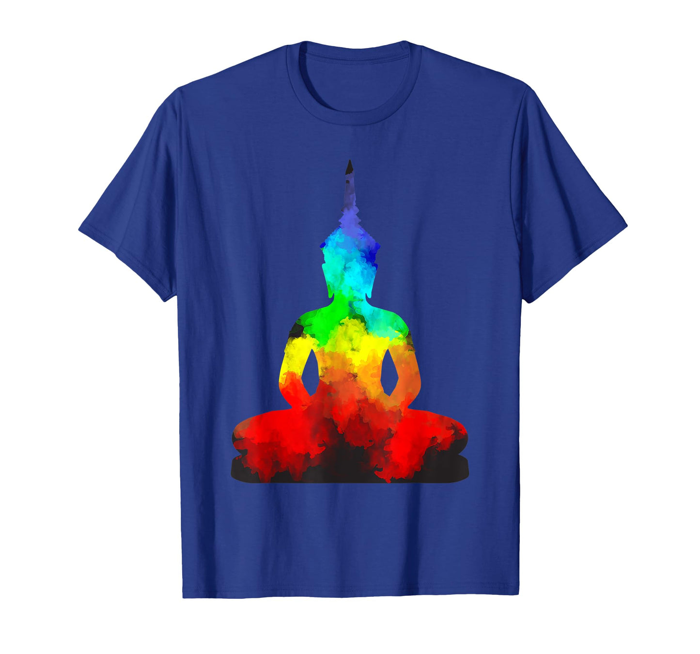 Buddha Rainbow Yoga Namaste Guru Spirit T-Shirt