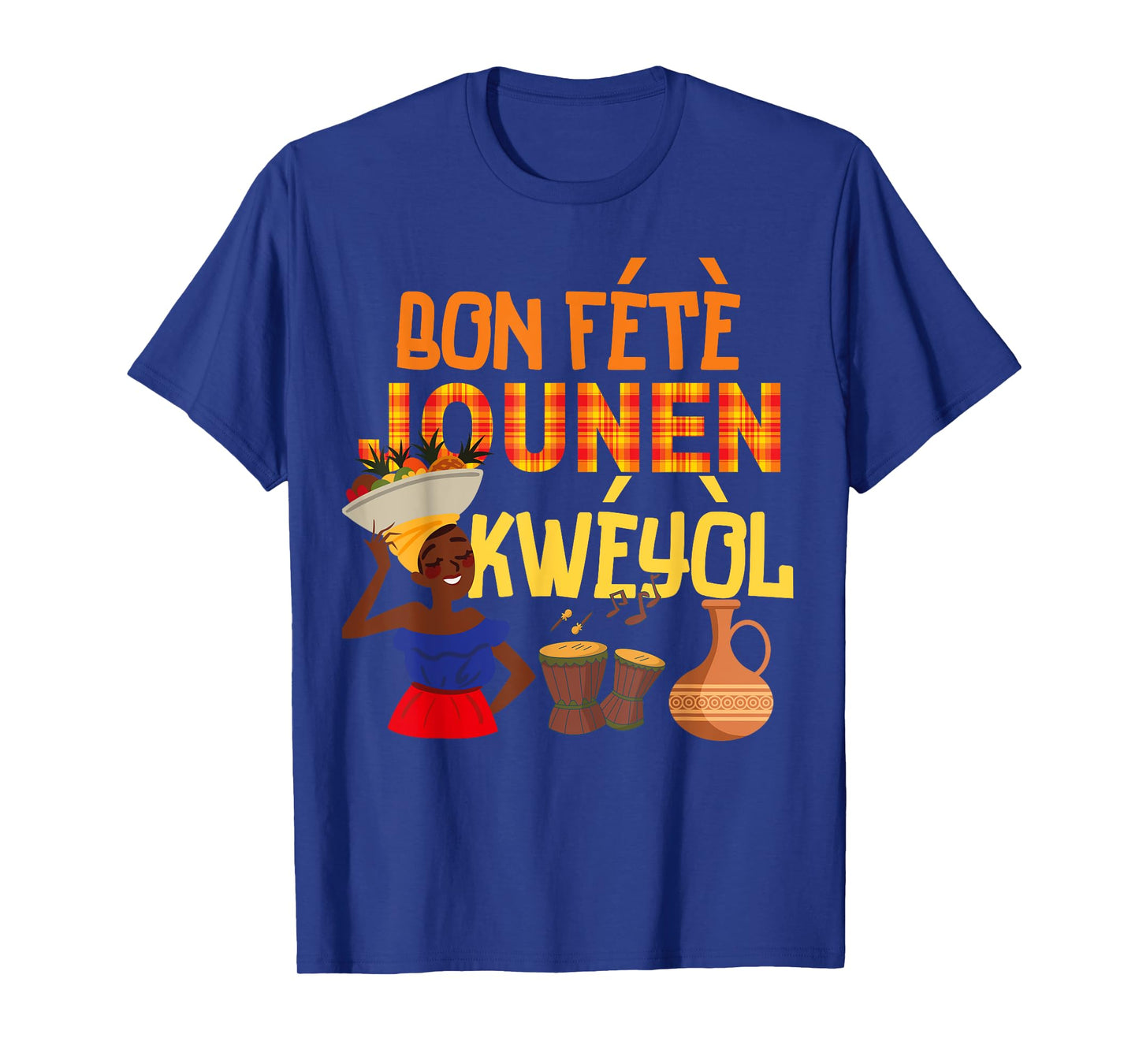 Bon Fete Kweyol St. Lucia Dominica Creole day outfit T-Shirt