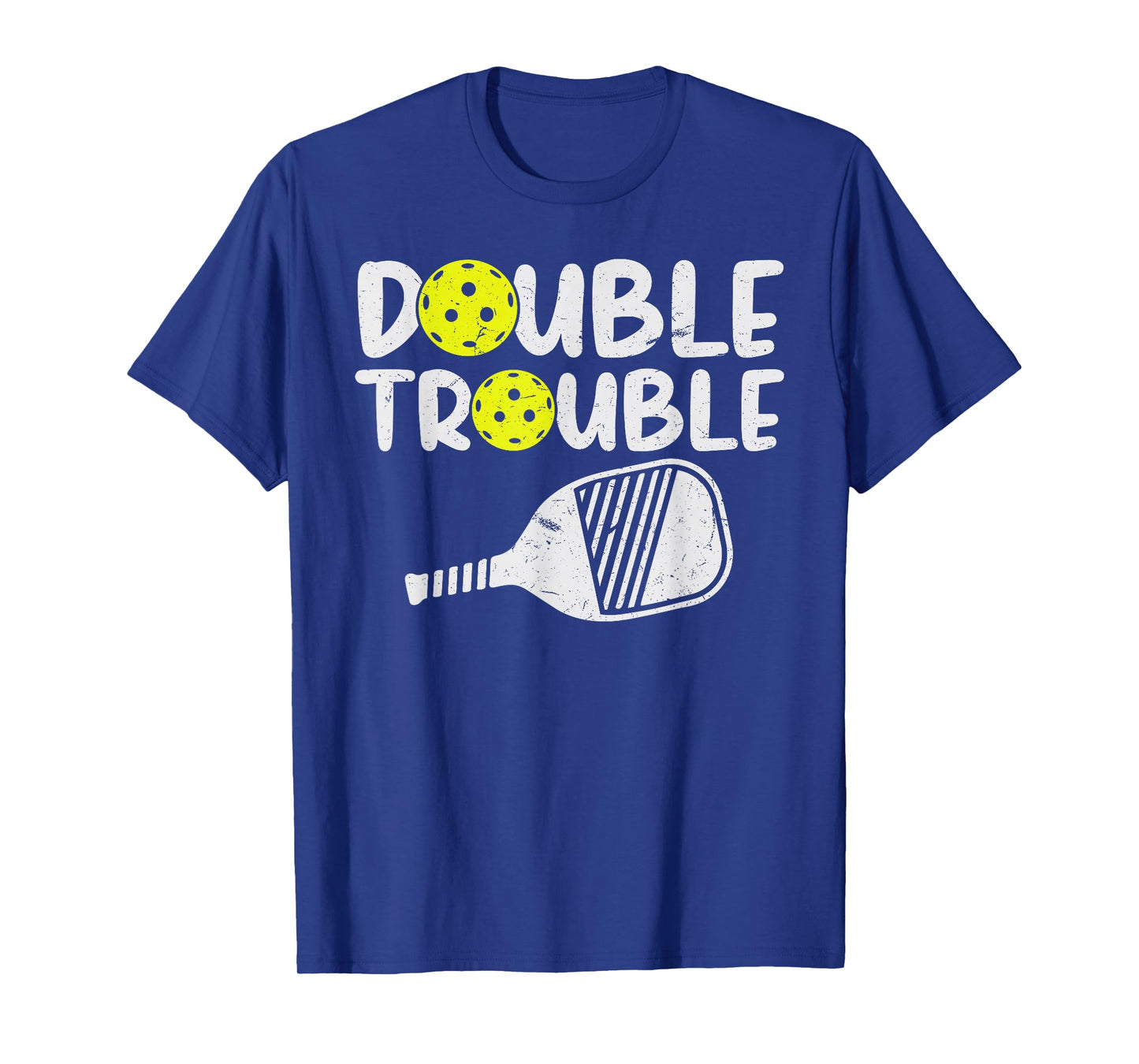 Double Pickleball Trouble Pickleball Men Women Pickleball T-Shirt