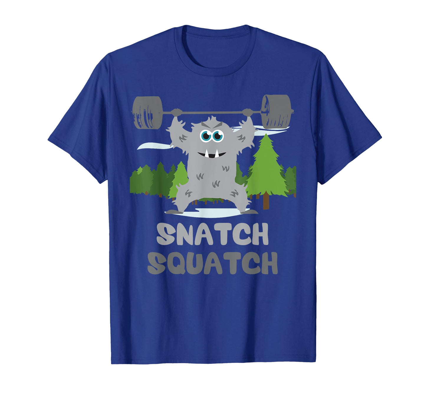 Snatch Squatch - Cartoon - Beast - Gym T-Shirt T-Shirt
