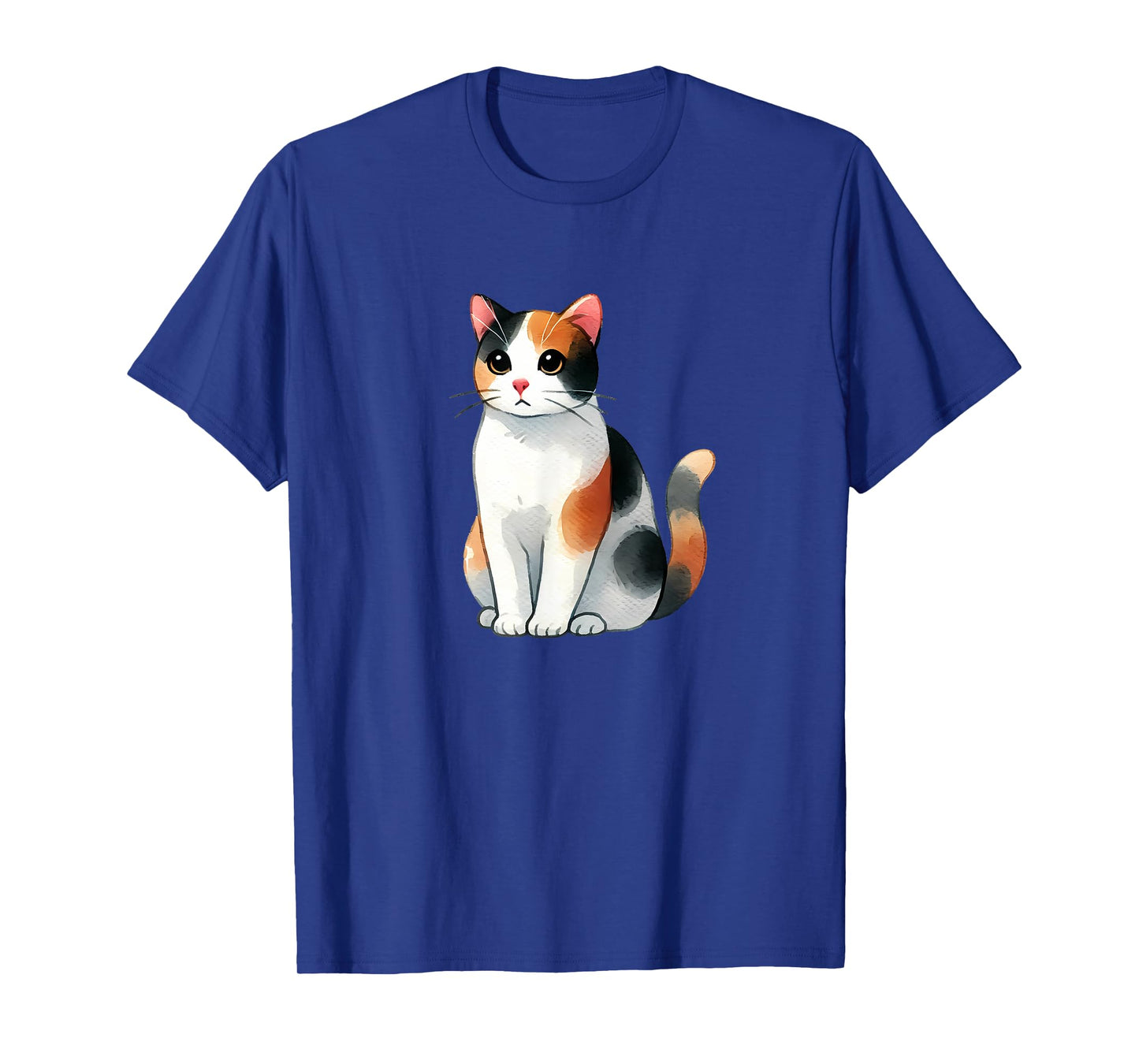 Cute Calico Cat T-Shirt for Men Women Kids