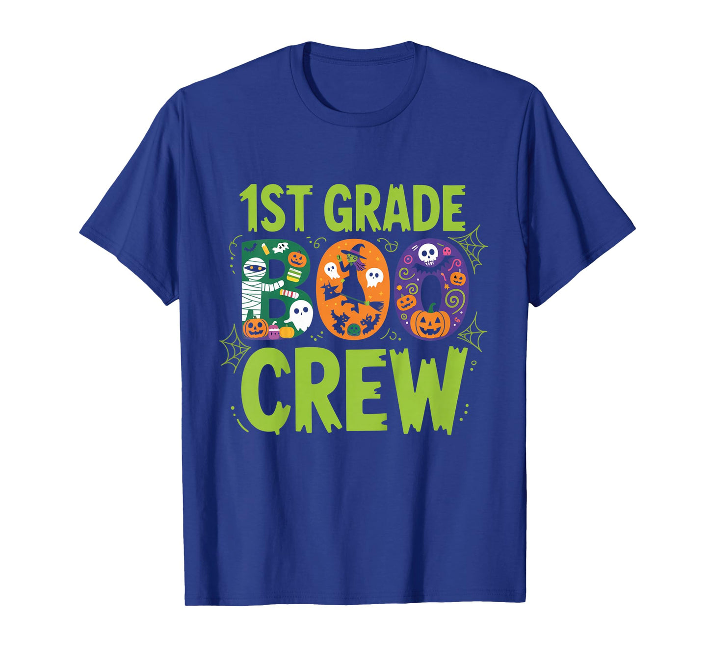 1st Grade Boo Crew Halloween Outfit for School Teachers Kids T-Shirt
