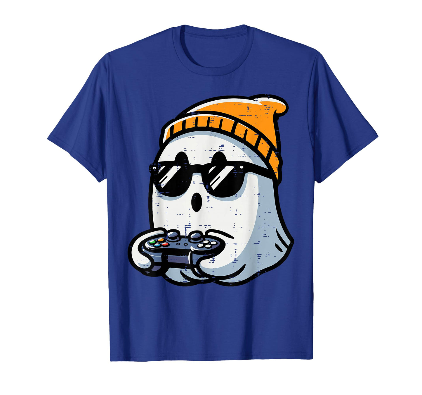 Ghost Video Gamer Gaming Halloween Men Boys Kids Teen Youth T-Shirt