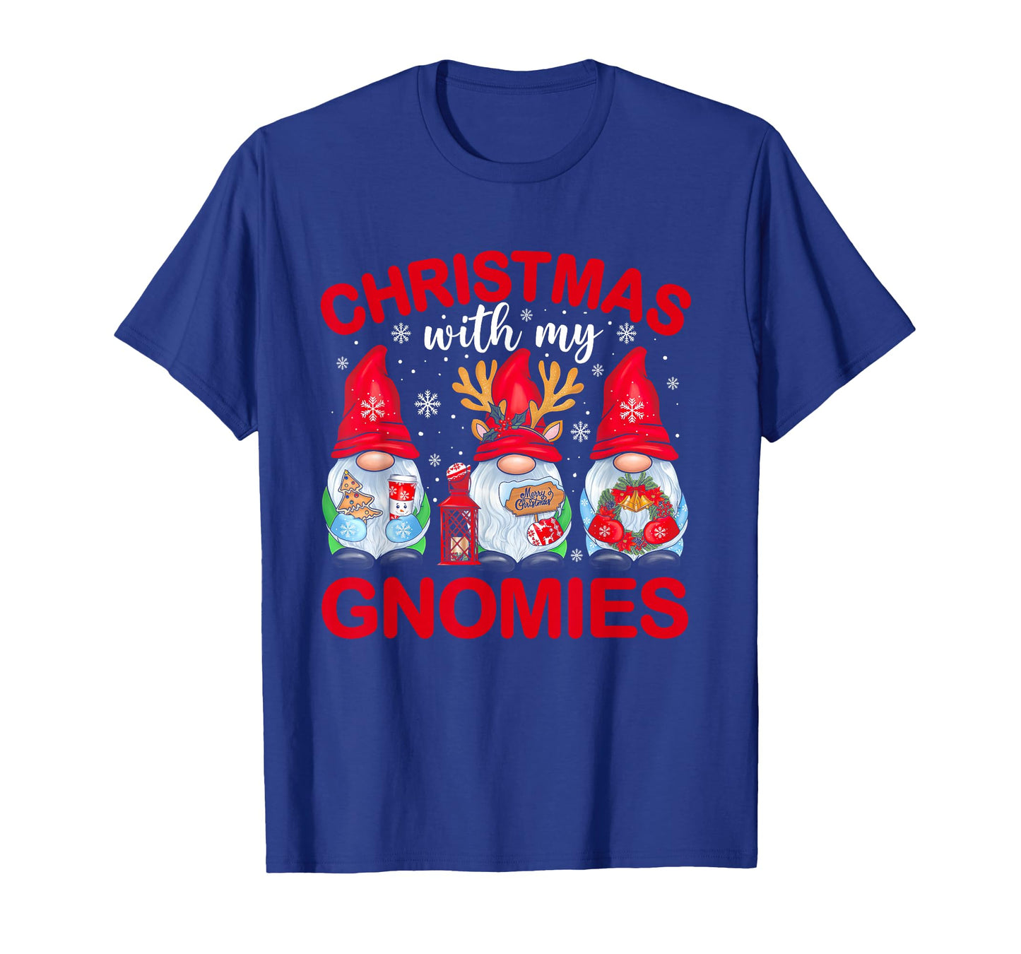 Hanging with My Gnomies Matching Family Christmas Gnome T-Shirt