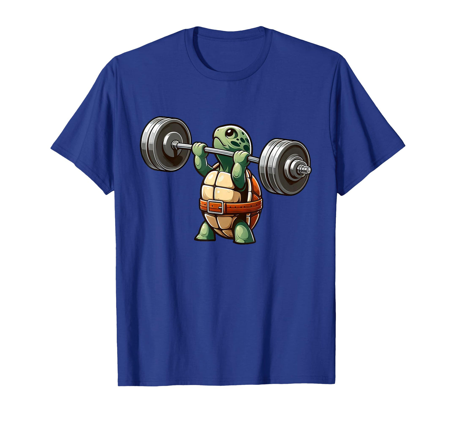 Turtle Weightlifter Strong Workout Gym T-Shirt