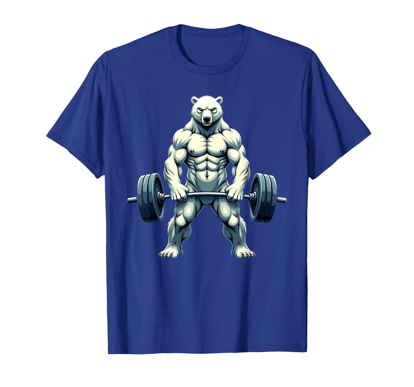 Workout Gym Polar Bear Deadlift Weightlifting T-Shirt