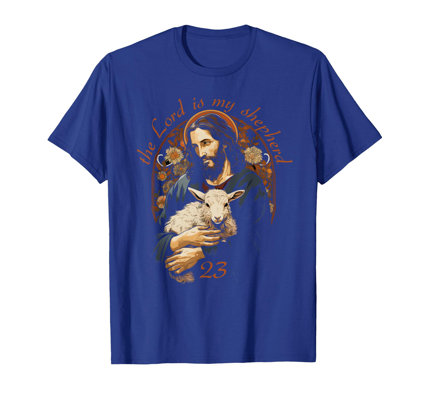 Psalm 23 Christian Bible Verse the Lord is my shepherd T-Shirt