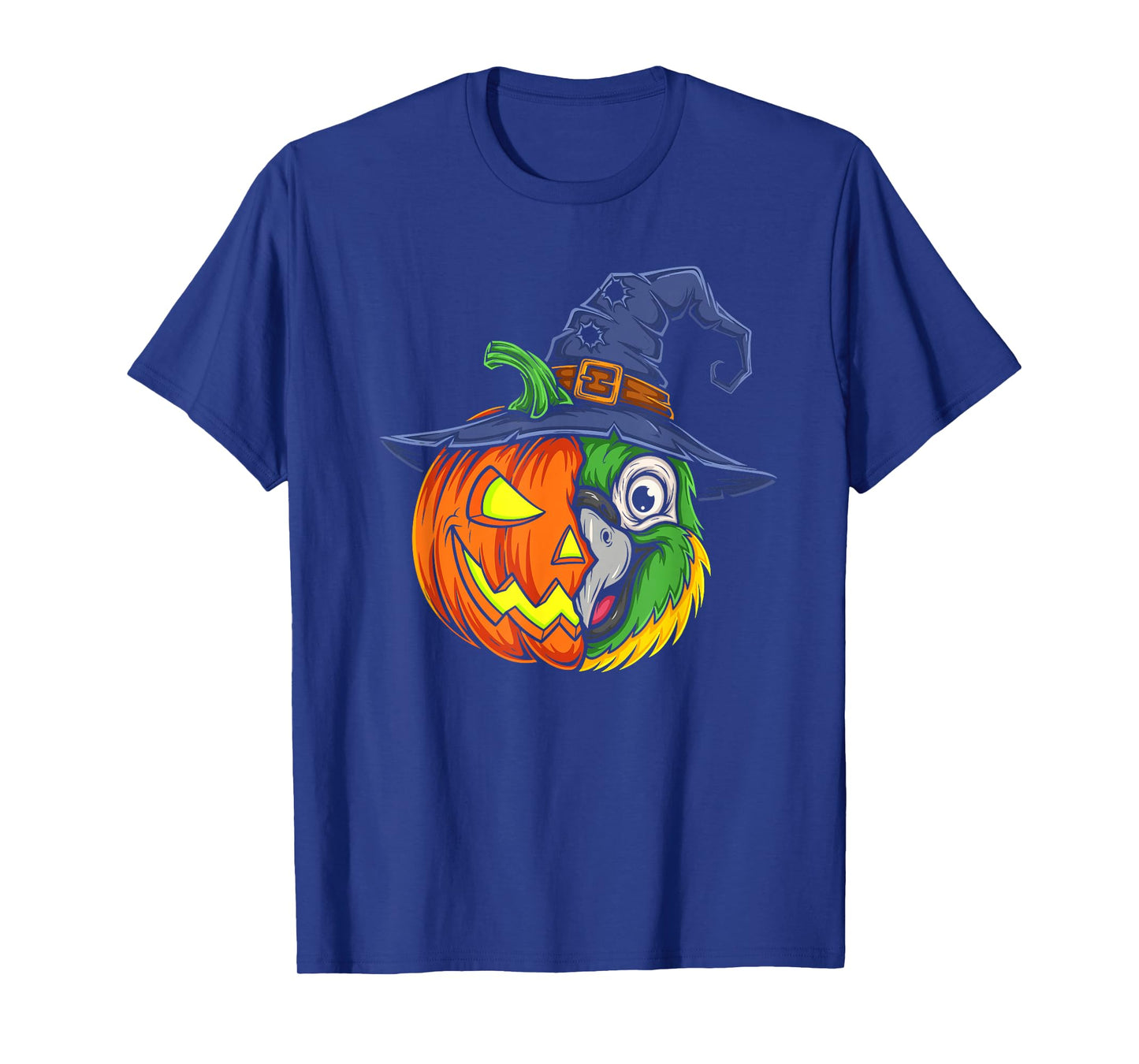 Parrot Pumpkin Jack O Lantern Halloween Kids Mens Womens T-Shirt