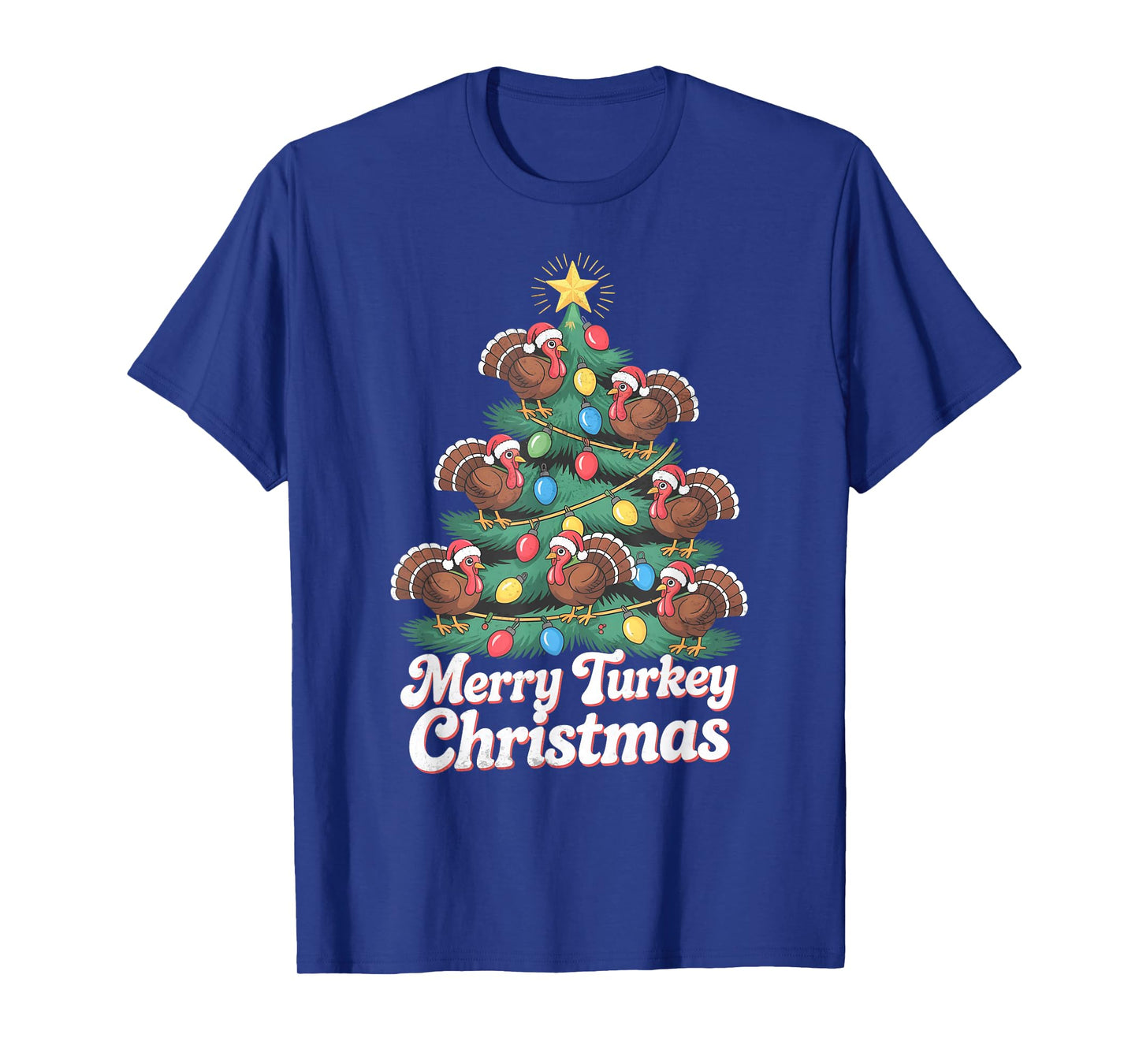 Turkey Christmas Tree T-Shirt