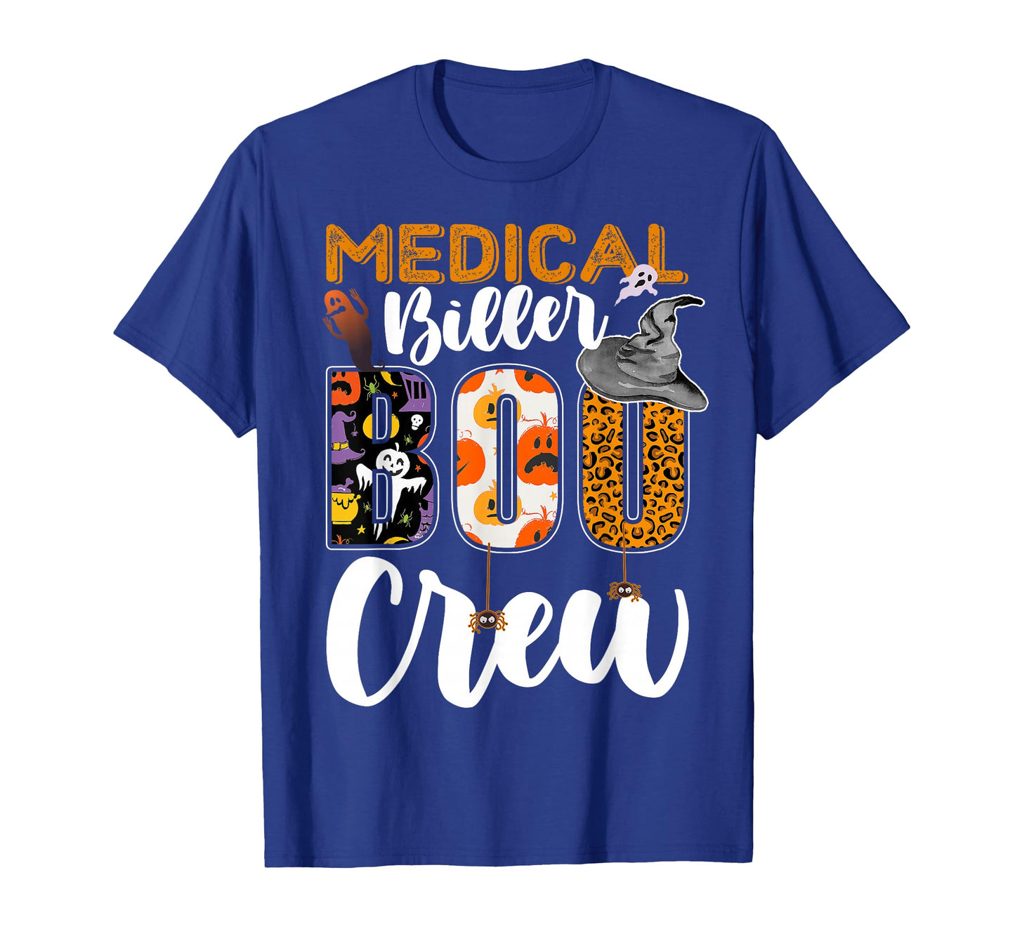 Medical Biller Boo Crew Halloween Match Billing Specialist T-Shirt