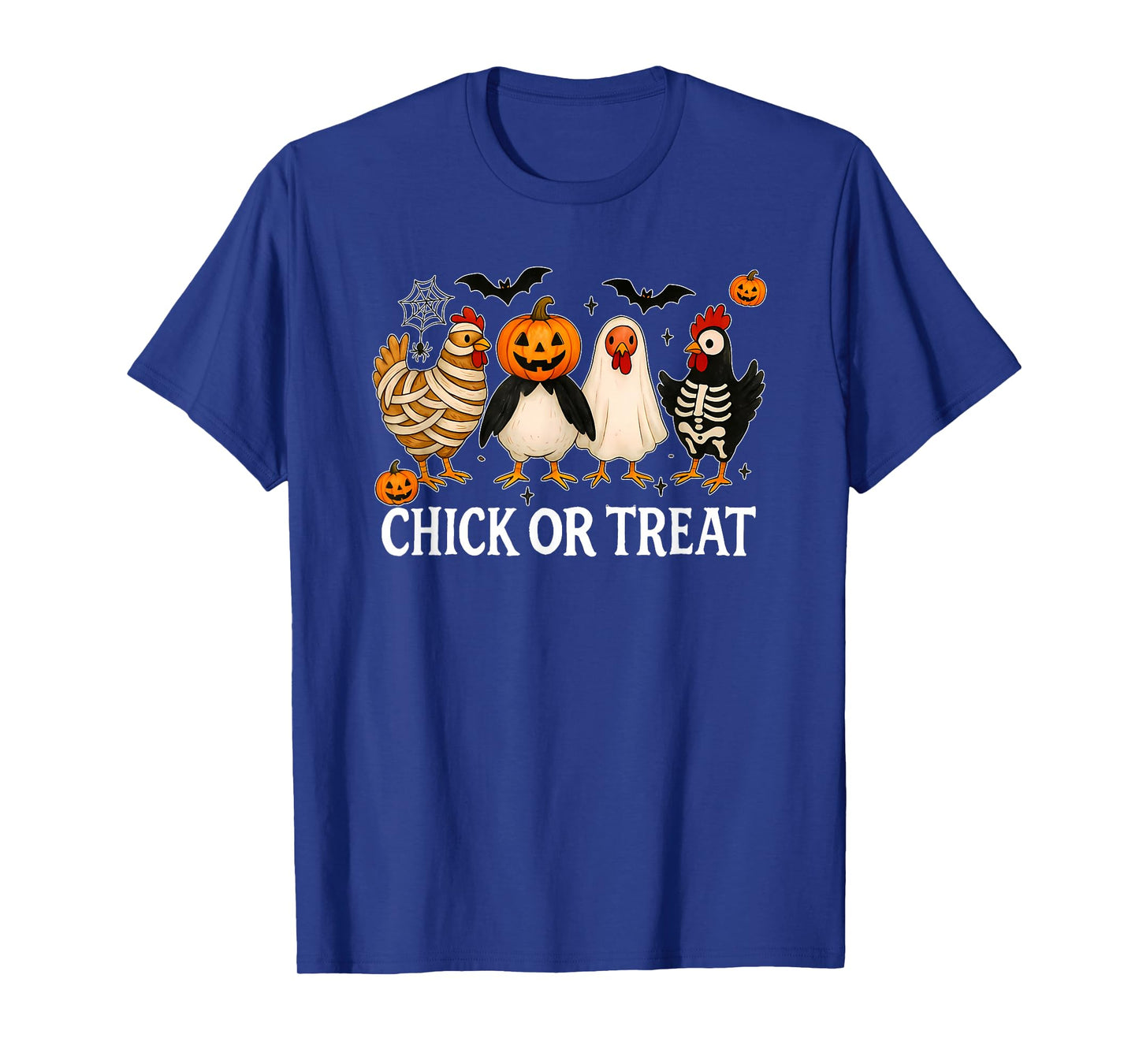 Chick Or Treat Halloween Witch Spooky Chicken T-Shirt