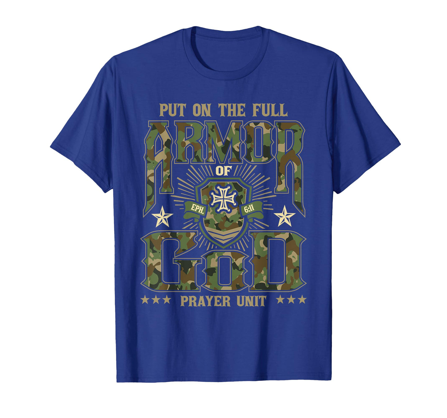 Put On The Full Armor Of God - Christian Religious Bible T-Shirt