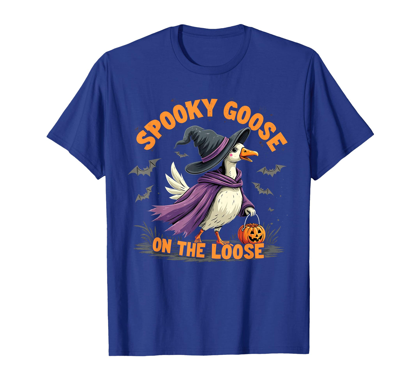 Spooky Goose on The Loose Halloween T-Shirt