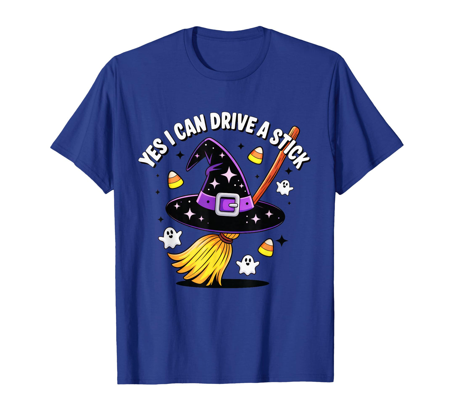 Yes I Can Drive A Stick Halloween Cute Kawaii Spooky Costume T-Shirt