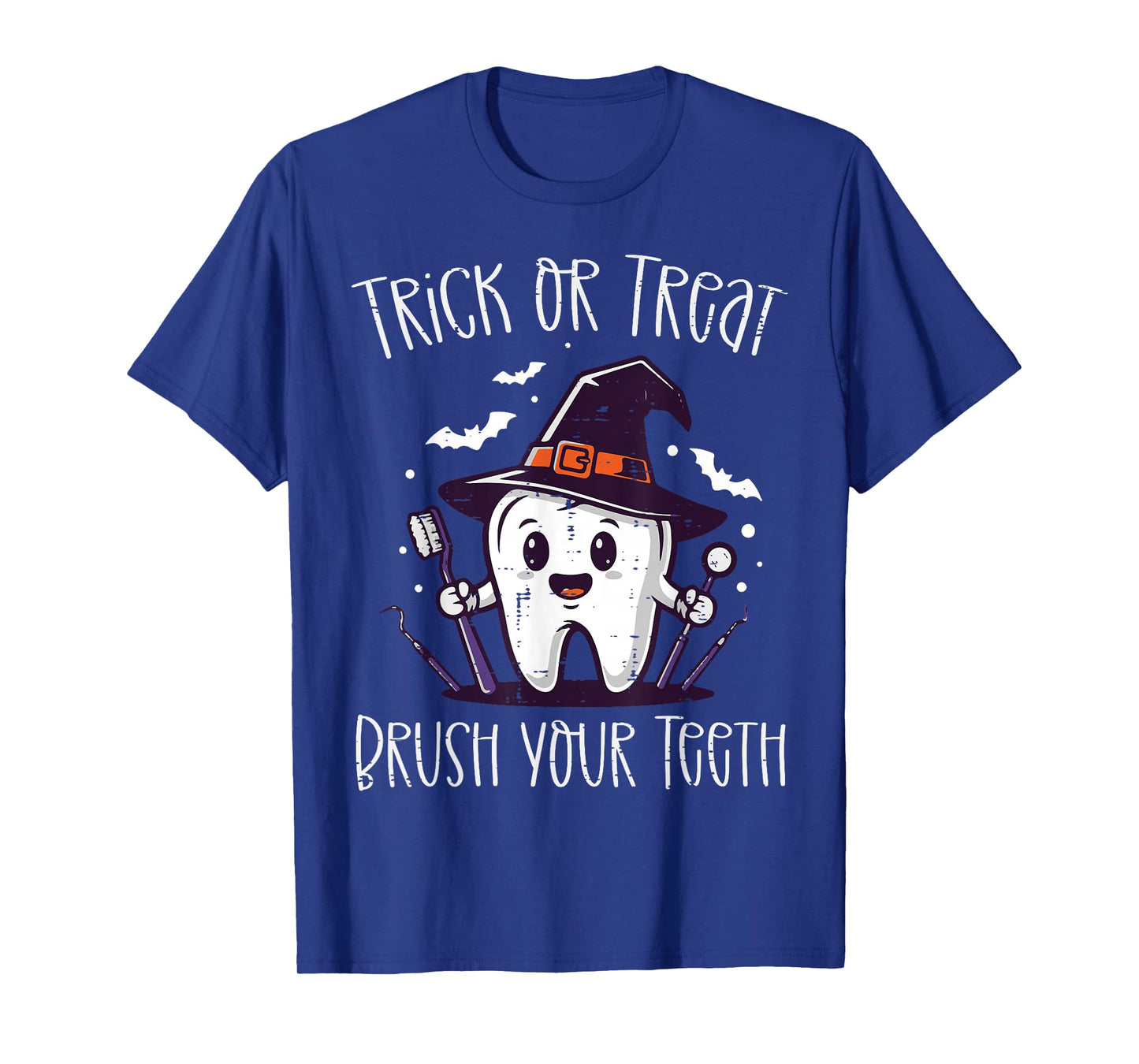 Halloween Dentist Brush Your Teeth Trick Treat Costume Women T-Shirt
