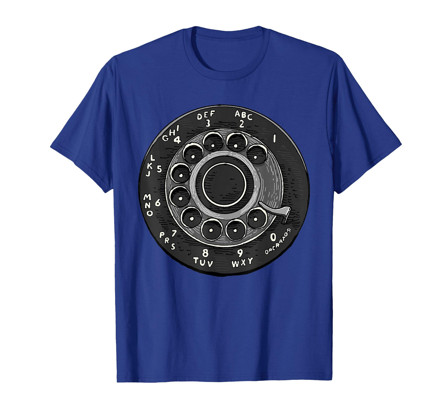 Rotary Phone Shirt Retro Phone Number Rotary Dial Classic T-Shirt