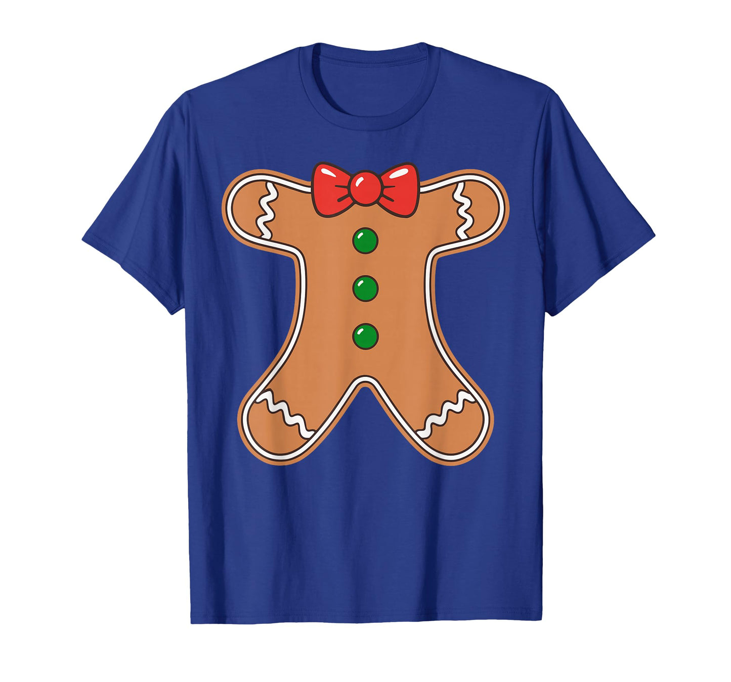 Gingerbread Man Shirt Adult Kids Men Women Cookie Costume T-Shirt